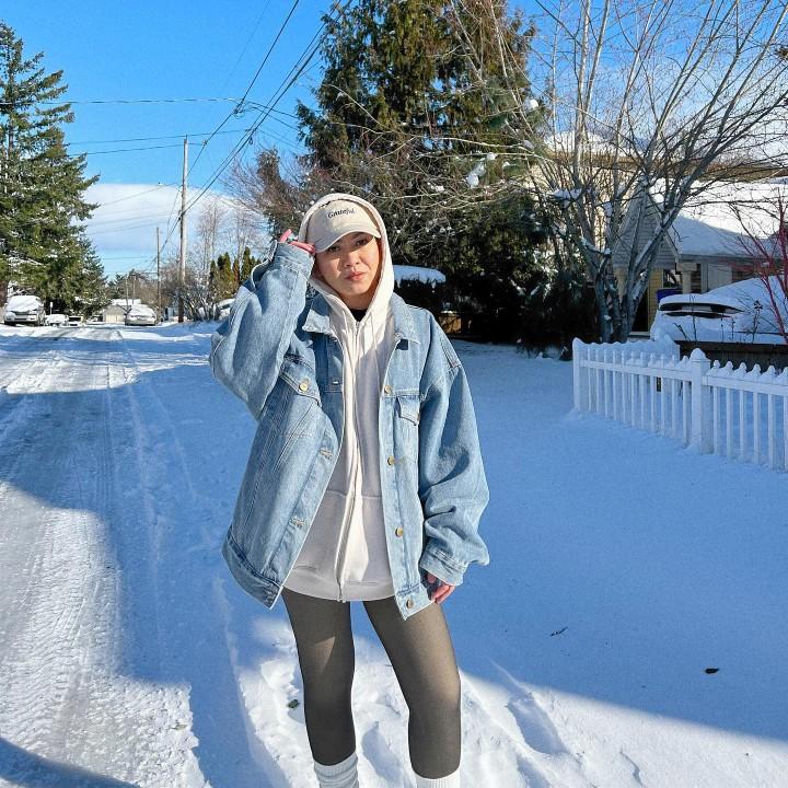 Soo Slick Magic Fleece Lined  Leggings Sheer Skin Tone Fleece Tights S-3XL - Translucent Lined Pants Winter Plus size warm  fall and winter Womenswear black Women