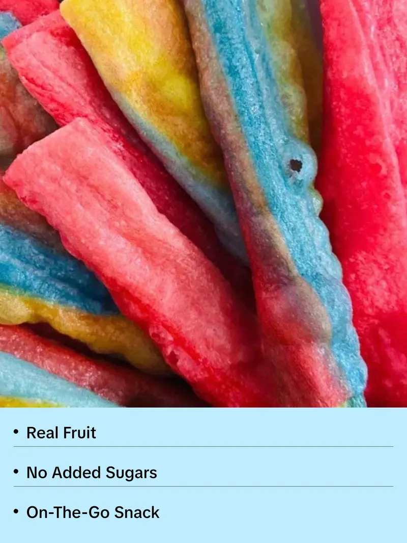 Product Introduction of Freeze dried fruit rollups freeze dried candy freeze dried sample pack freeze dried variety Snack Natural fun viral freeze  dried freeze dried candy 4