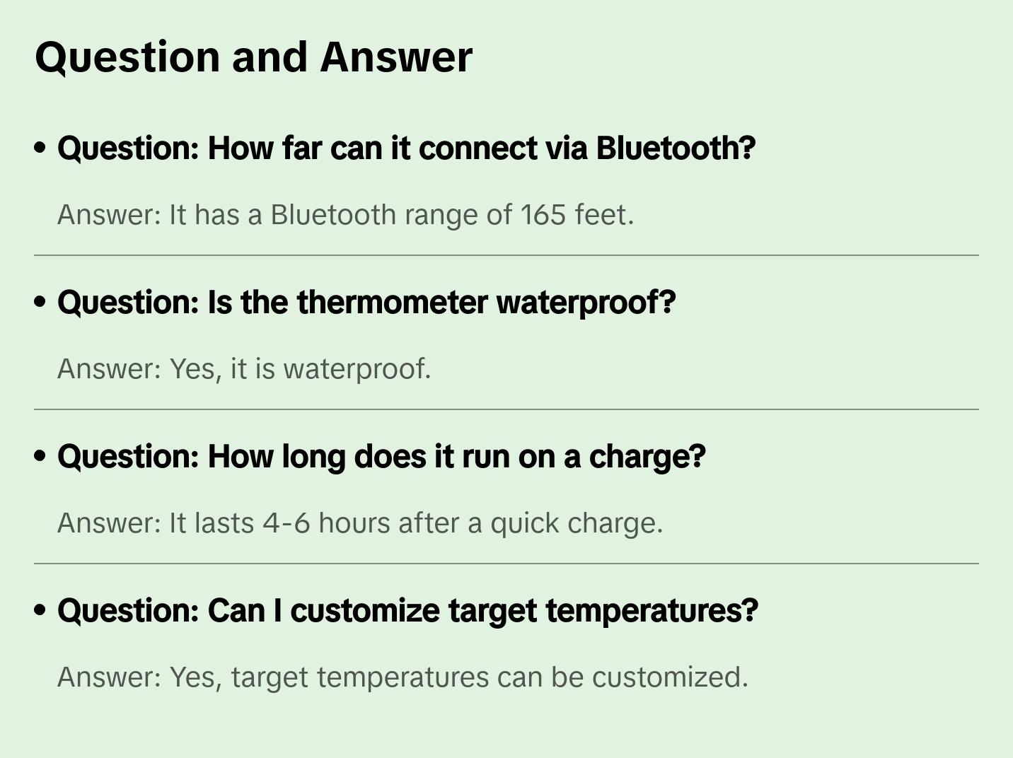 Smart Wireless Meat Thermometer with Bluetooth 4.2 Range up to 165 Feet - Kitchen, Utensils