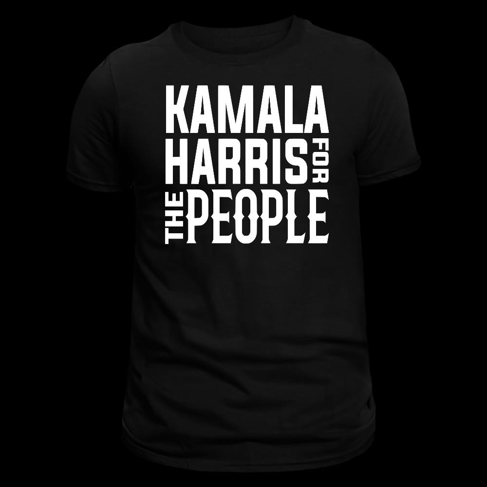 Kamala Harris for the People Unisex Tee - Powerful Slogan with Vibrant Text, High-Quality Cotton Fabric
