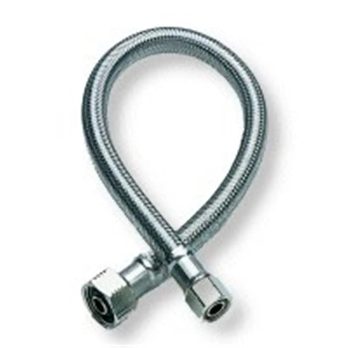 212 MAIN Braided Stainless Steel Flexible Faucet Supply Hose, 20 Inch - 3/8" Comp x 1/2" FIP, Exceptionally Flexible with Easy to Grip Nuts, Plumbing Code Compliant for Home or RV Camping, Camping & Hiking, Ferrules, 3/8Comp X 1/2Fip X 20 In