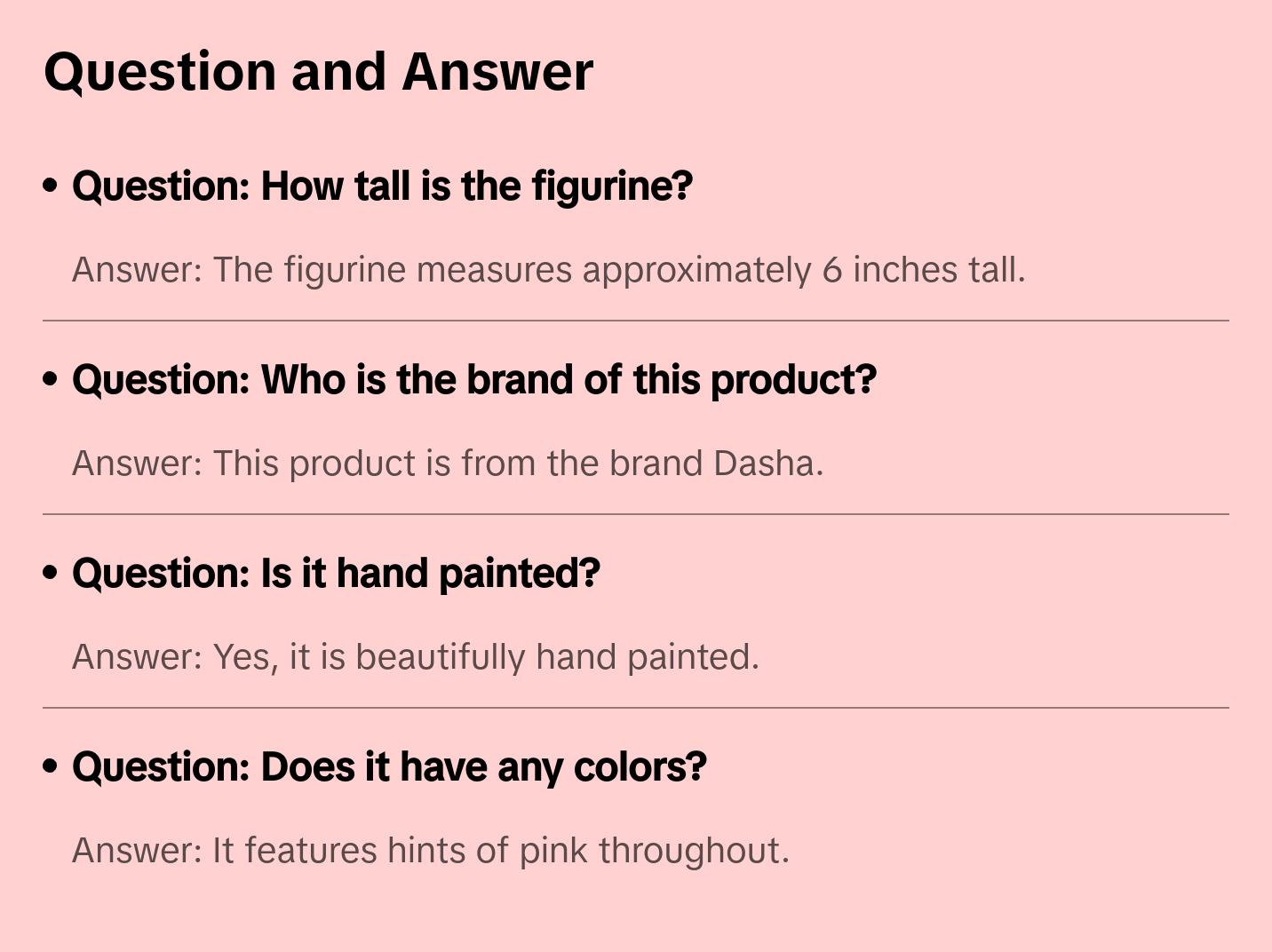 Ceramic Ballerina Figurine