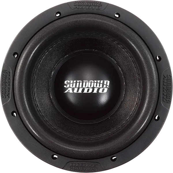 Sundown Audio UV18D4 U-Series 8" Dual 4-Ohm Car Subwoofer with Enclosure, 750W RMS, 1500W MAX Car Audio Component, Car Subwoofer Enclosure