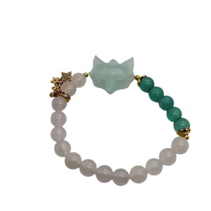 Natural Jade Fox Mask Jade Bracelet for Daily Wear Elegant and Stylish Jewelry