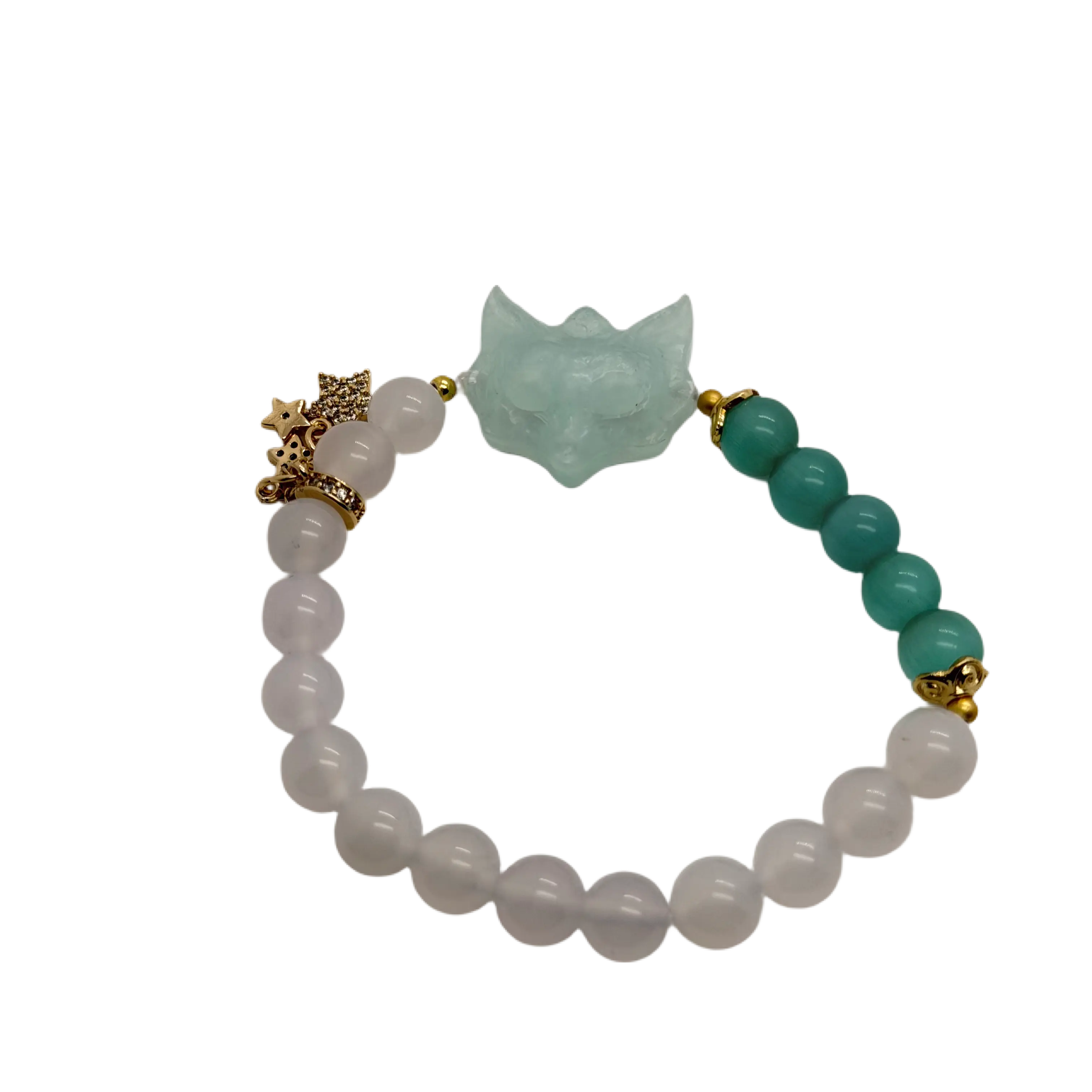 Natural Jade Fox Mask Jade Bracelet for Daily Wear Elegant and Stylish Jewelry