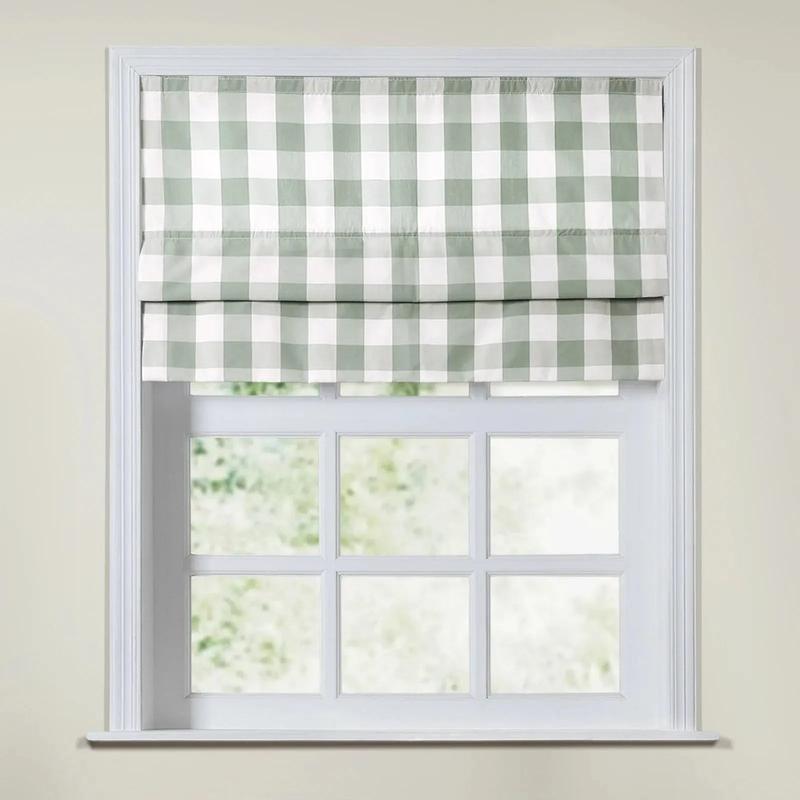 TWOPAGES Celia Roman Shade Fabric Booklet Striped Plaid 41 Color Options Eco-friendly Curtains for Livingroom Bedroom Kitchen 4 x 6 Inches