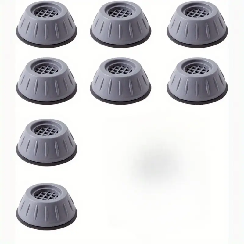 8 shock and noise reduction washing machine stands, noise reduction and anti-slip and anti-vibration rubber washing machine foot pads, anti-slip dryer washing machine vibration pads, washing machine stabilizers, Replacement Parts, Household Appliances