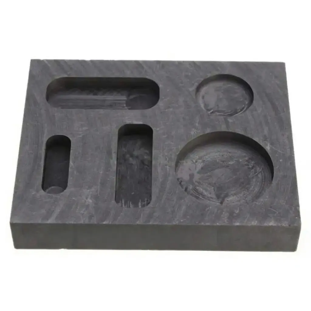 5-in-1 Casting Ingot Mold Coin Combo – Durable Graphite/Metal Melting Mold for Gold, Silver, Copper, Aluminum Bar & Coin Casting