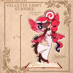 Hazbin Hotel Acrylic Standee--Velvette