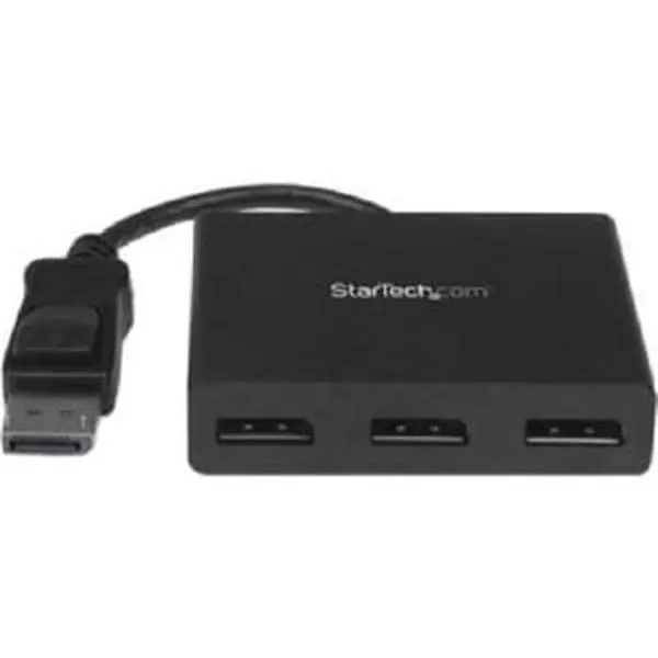 Startech Multi-Streaming DisplayPort Hub - 3 DisplayPort Output Ports, Triple DP Out Expansion for Computer Users