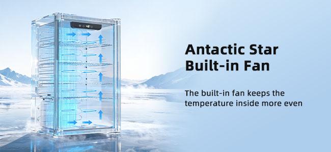 Antarctic Star Beverage Refrigerator - Mini Fridge for Soda Beer or Wine,Small Drink Dispenser, For Office or Bar with Adjustable Removable Shelves,Convertible Door