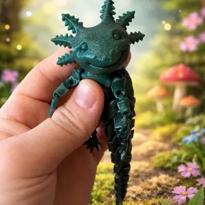 Mini Axolotl Desk Pet