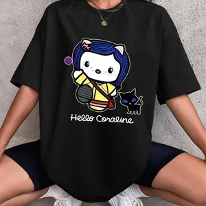 Hello Coraline T-Shirt, Couple Sweatshirt, Hell