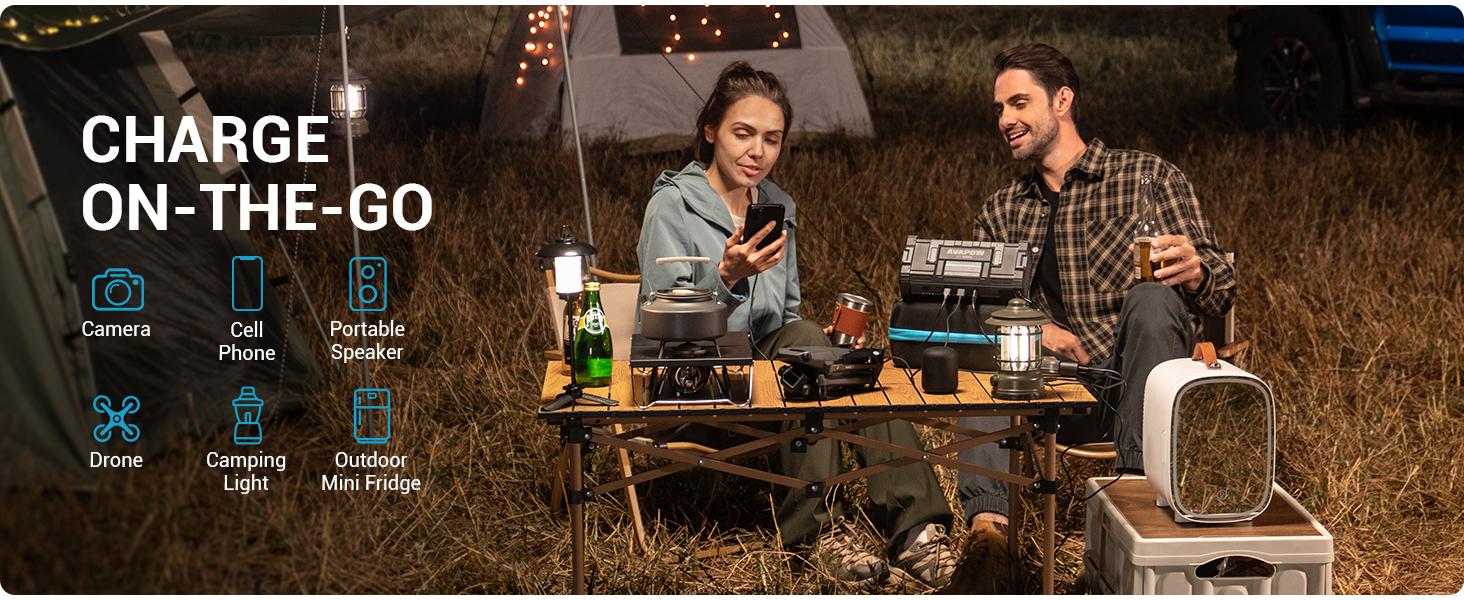 AVAPOW 6000A Car Jump Starter(For All Gas/Up to 12L Diesel),Power bank,Dual USB Quick Charge,AC/DC,12V Jump Pack with Built-in LED Bright Light