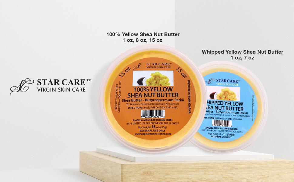 Star Care 100% Virgin Shea Nut Butter No Color No Perfume