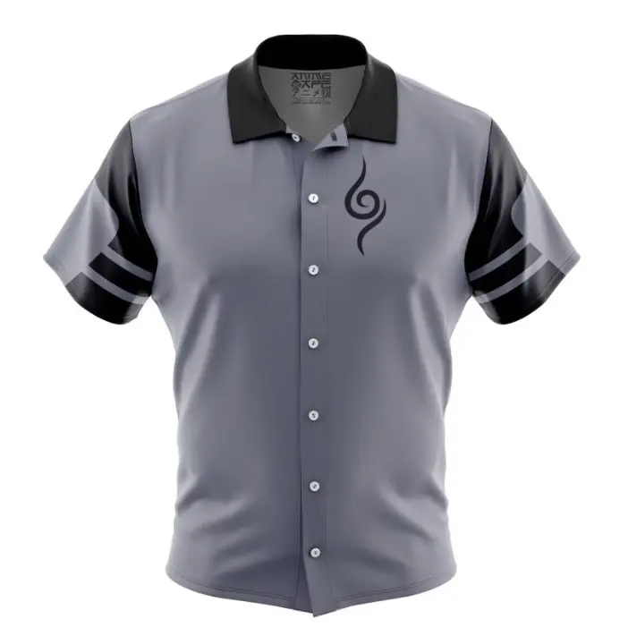 Kakashi Anbu Shippuden Button Up Anime Hawaiian Shirt | Cool Summer Anime Vibes for Men & Fans