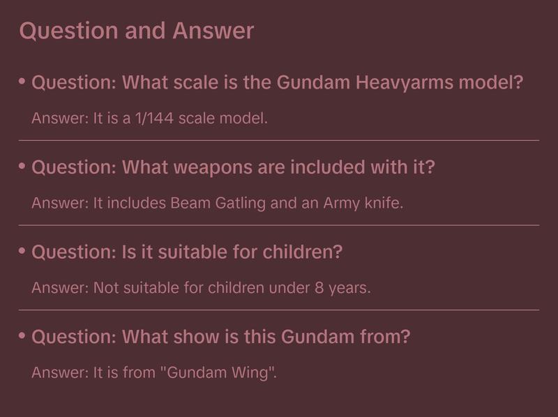 HGAC #236 XXXG-01H Gundam Heavyarms