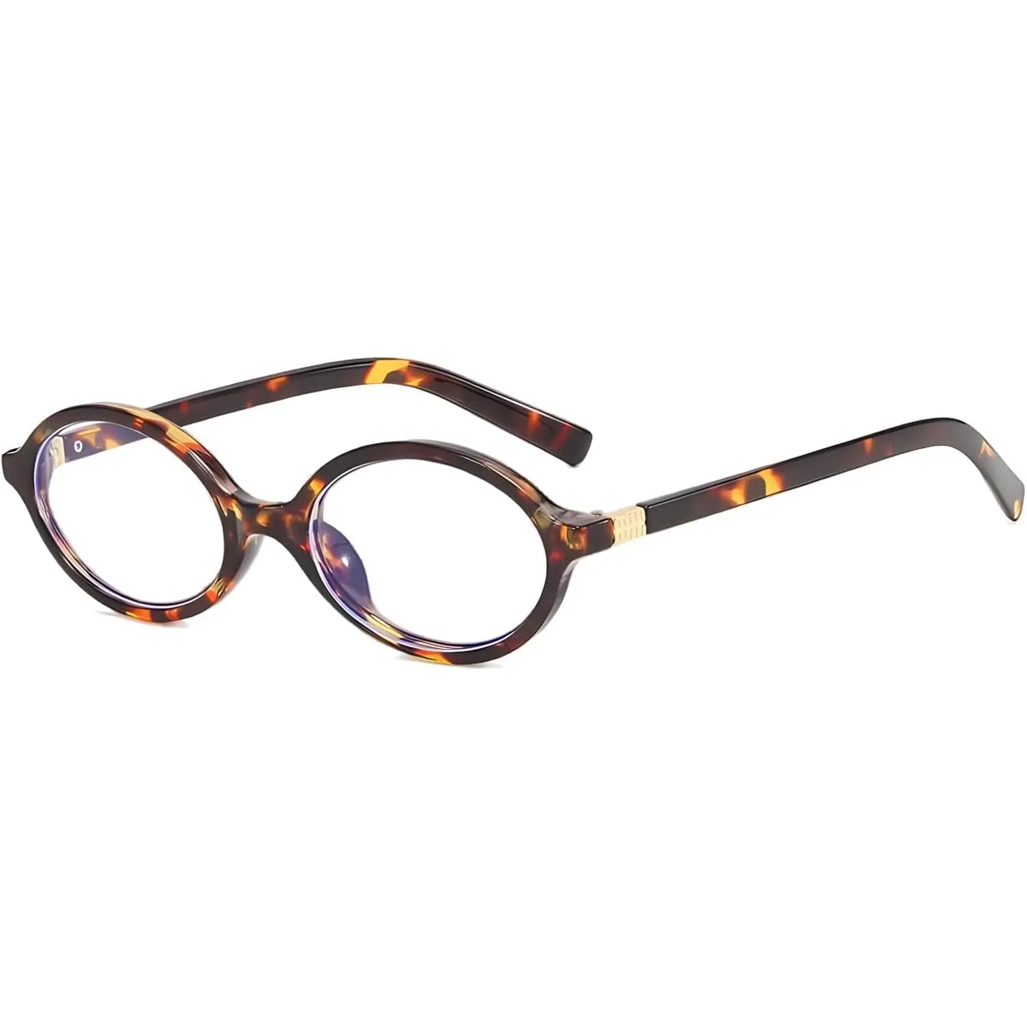 Unisex Oval Flat-Top Non-Prescription Eyeglasses, Lightweight PC Frame, AC Lens, Fashion Accessory,summer outifit,travel essentials