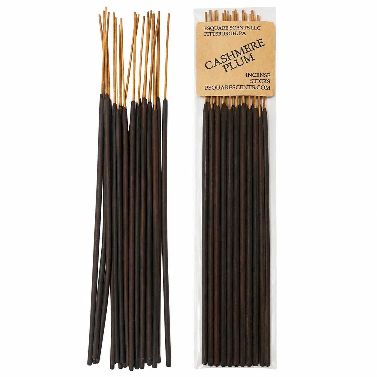 Cashmere Plum Incense Sticks | Hand-Dipped Plum & Black Cherry Incense | Warm Fruity Fragrance