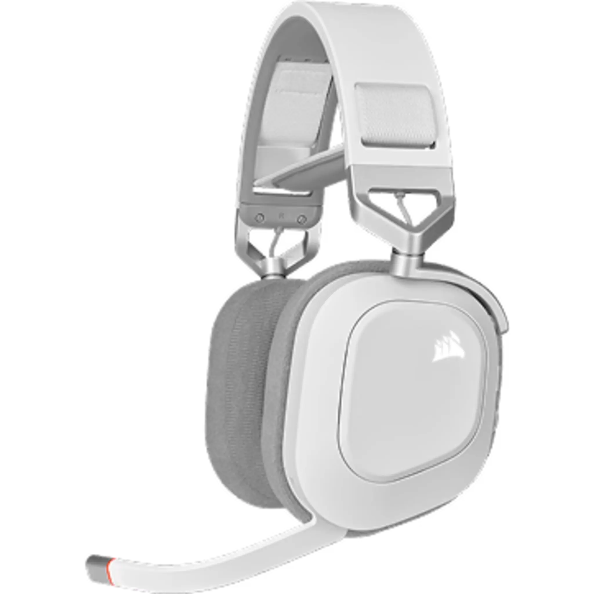 HS80 RGB WIRELESS Premium Gaming Headset with Spatial Audio — White