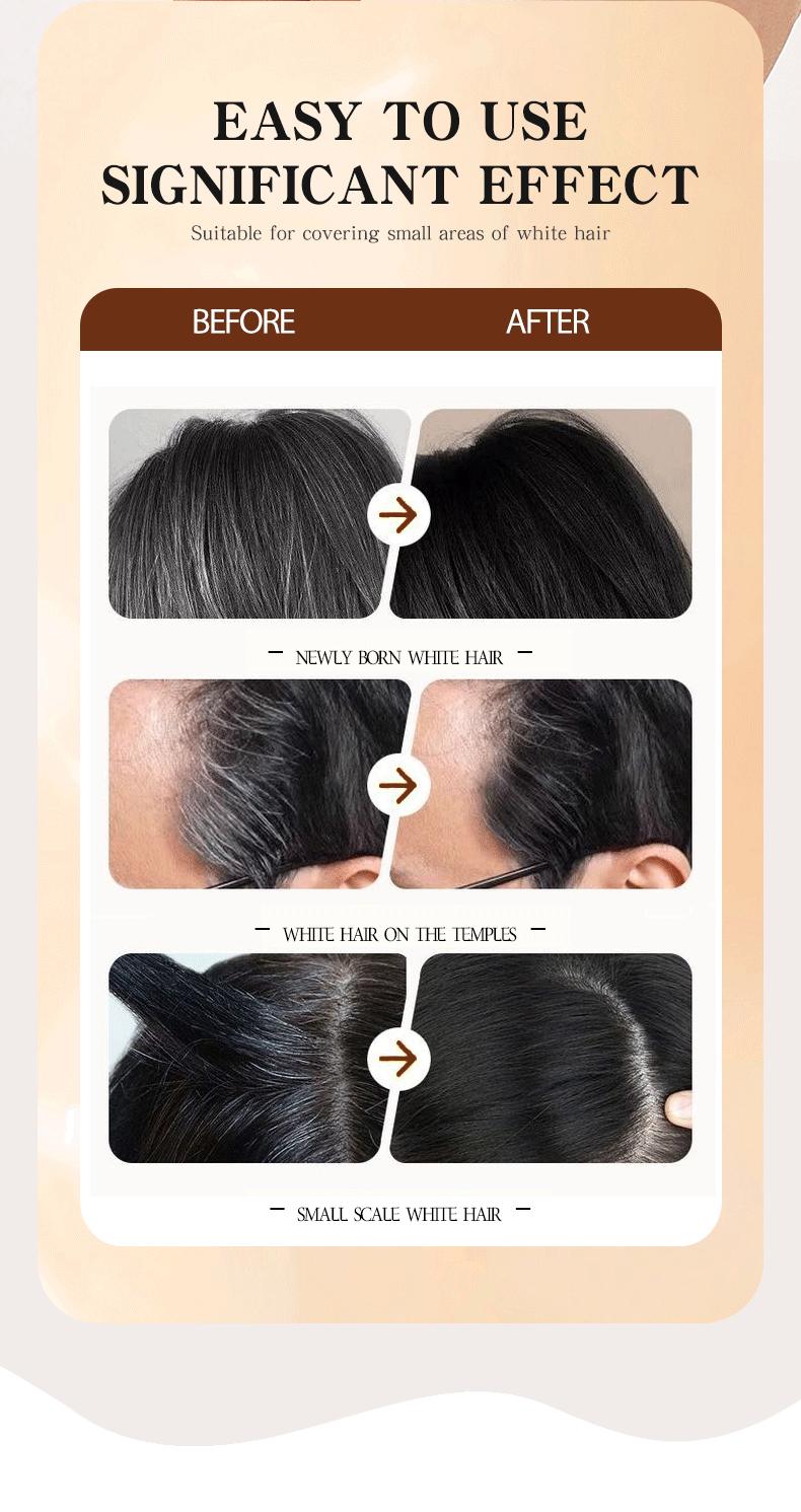 3-Color-Disposable Hair dye comb Easy to Color, Portable for Quick Touch.Ups, Covers Gray Hair, Resists Fading andClumping Natural Haircoloring Ombre Brown Blonde hair dye hair color black hair dye shampoo hair dye shampoo