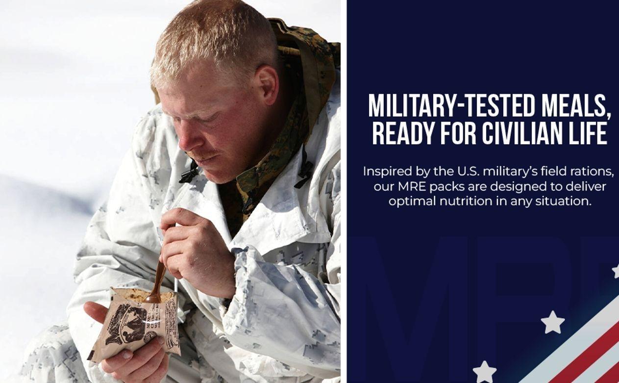 (1 Meal (Random), 1, Count) Wornick MRE Meals Ready to Eat, Emergency Food Supply, Survival Camping Outdoor 12 Pack Inspection 2025, 2026 or Better