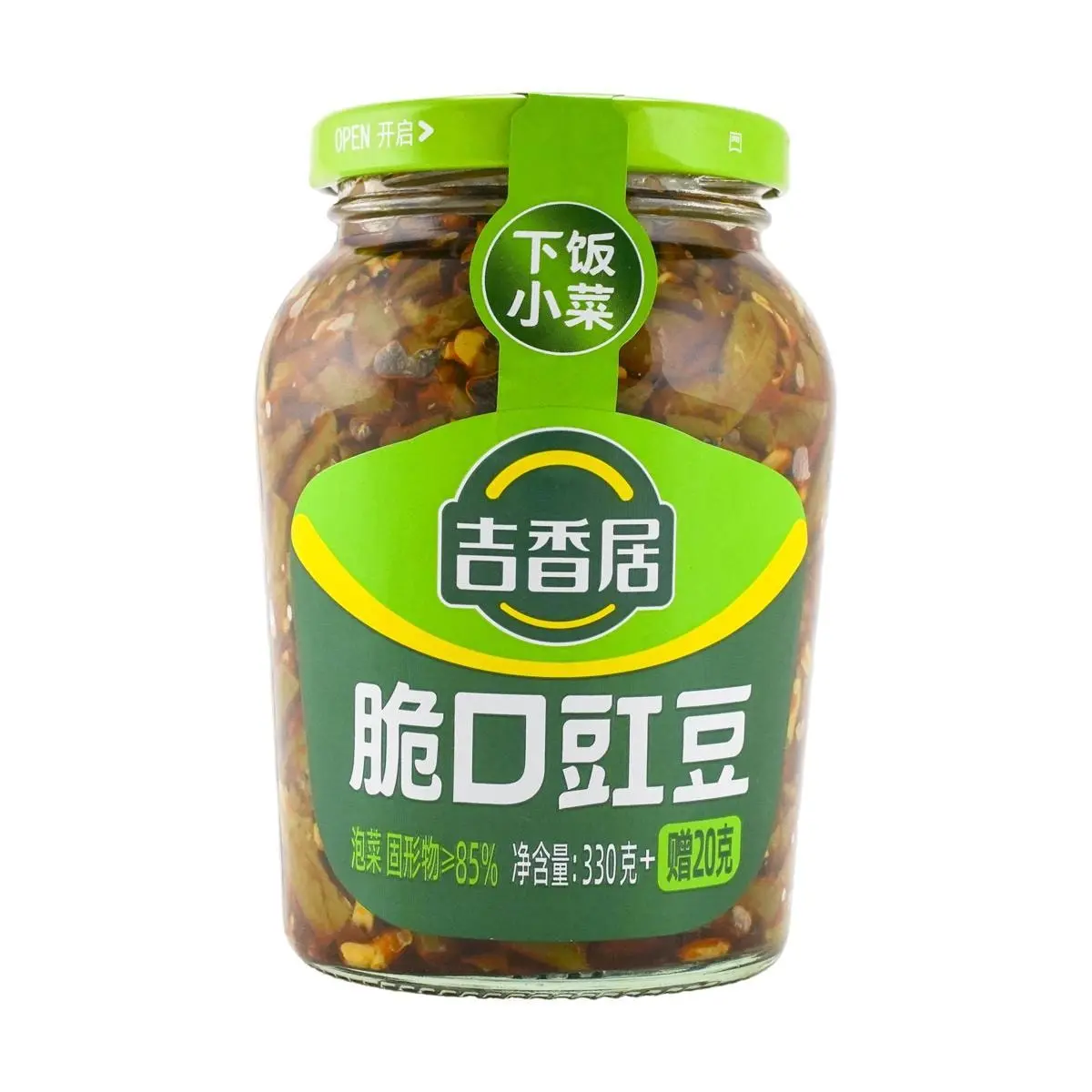 JI XIANG JU Spicy Cowpea Pickles, 12.35oz
