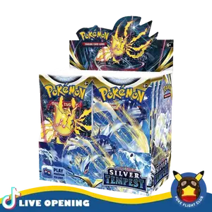 Pokemon English Silver Tempest Booster Box  CARDS LIVE OPENING