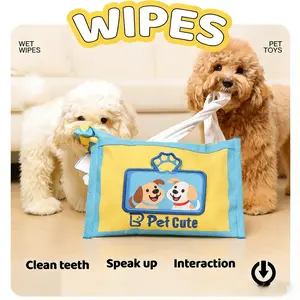 Dog Snuffle Toy Squeaky Toy for Mental Stimulation Boredom Relief Durable Foraging Enrichment Toy Suitable for Small Medium Dogs and Puppies