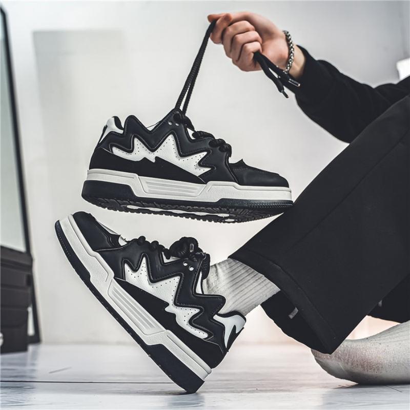 The trend of men's shoes young men's thick soles low top board shoes men's non-slip wear-resistant casual shoes Runner Chunky Sneaker china wholesale suppliers website shoes sneakers men