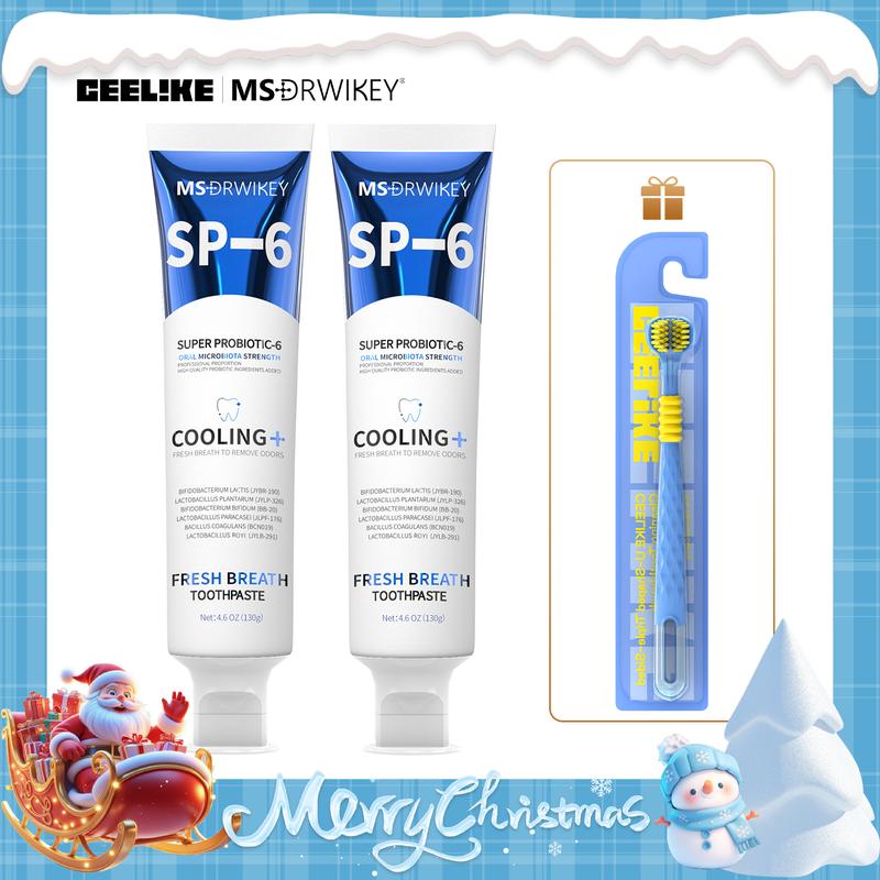 CEELIKE 3-Sided Toothbrush + 2 Toothpaste Set – 360° All-Around Cleaning, Gentle Care, Ideal for Daily Oral Care, Travel-Friendly Design, Available in Multiple Combinations.