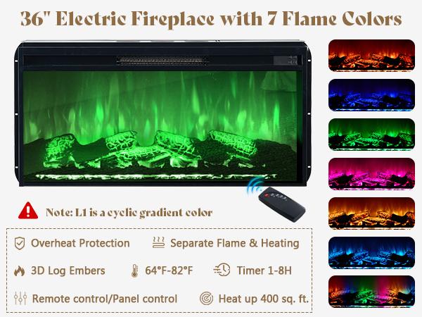 [Ships in 3 Boxes] [Spring Sale] AMERLIFE 98in Farmhouse Wall Unit TV Stand with 36" Fireplace, Bookshelves, Wine Cabinet, Fits 78" TVs, Entertainment Center with Power Outlets & Drawers, Media Console, Living Room/Best Gift Ideas/Christmas Gifts