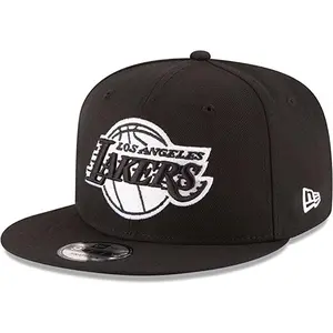 New Era NBA Los Angeles Lakers Mens 9Fifty Snapback Cap - One Size - Black