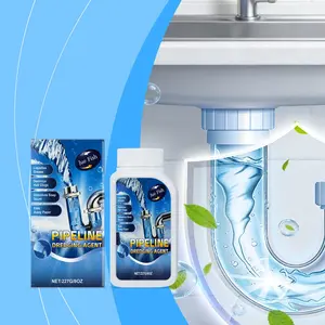 Powerful Pipe Dredging Agent for Kitchen and Toilet Pipelines - Dissolves 200+ Blockages and Kills 99% of Bacteria