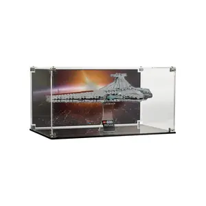 Acrylic Display Case UV Print Compatible with LEGO® 75441 Venator Class Cruiser - Set Not Included