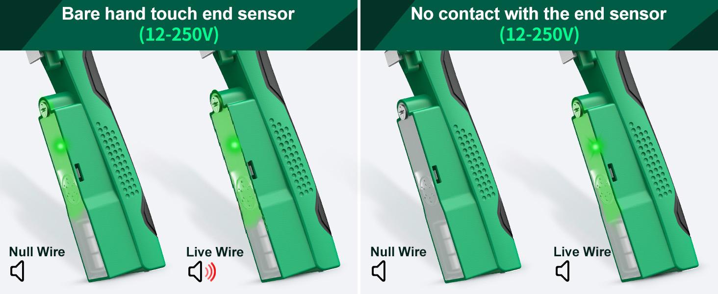 SEESE 8-in-1 Wire Stripper for Electrician: Needle Nose Plierswith Voltage Tester & Dual Alarms -Multi-Function Wire Stripping Tools,DIY Tools HandTools