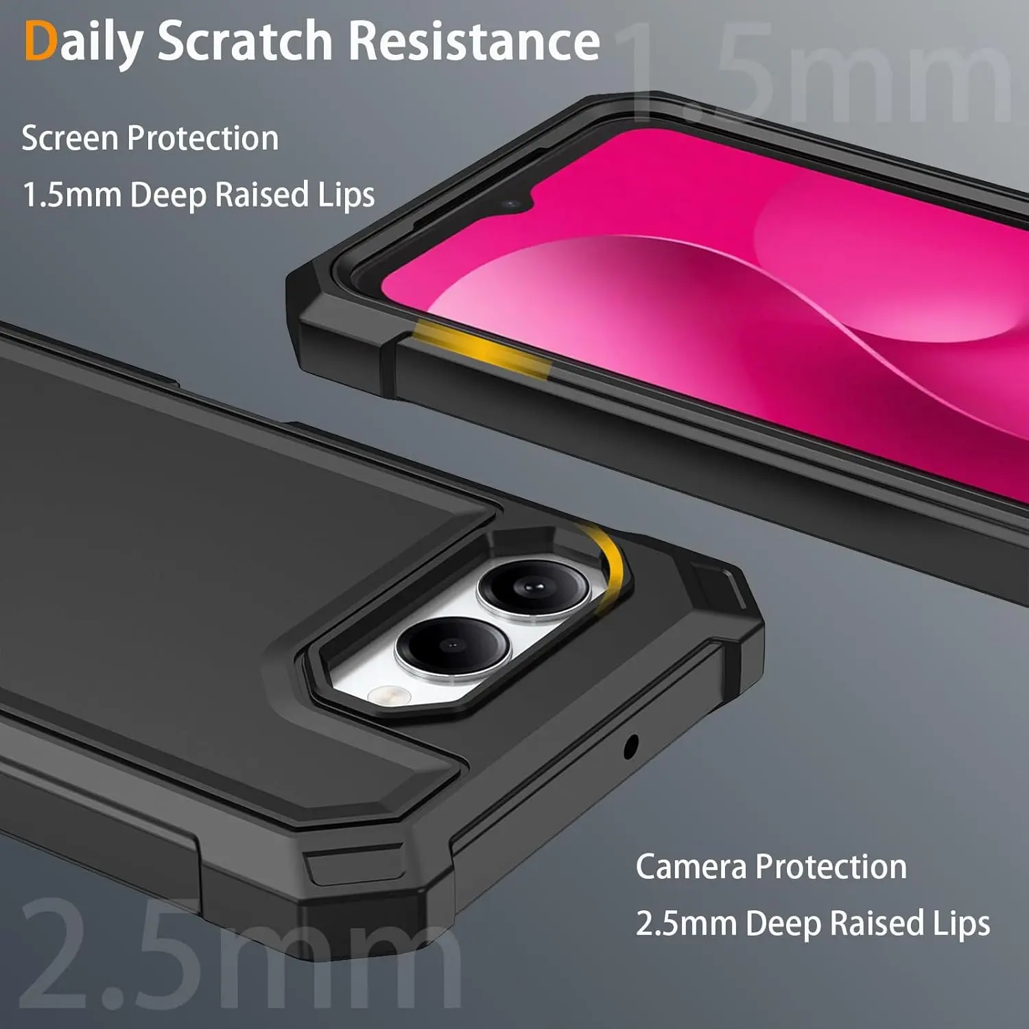 T-Mobile REVVL 8 Phone Case with Tempered Glass Screen Protector,Slim Soft Silicone Full-Body Protective Cover (Black) - TikTok Shop T-Mobile REVVL 8 Phone Case with Tempered Glass Screen Protector,Slim Soft Silicone Full-Body Protective Cover (Black) - TikTok Shop