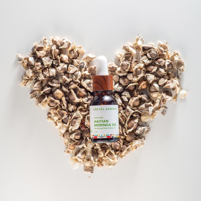 Haitian Moringa Oil: Nourishing Face & Body Oil (3.4oz)