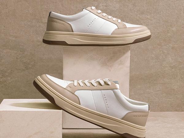 BRUNO MARC Men's Low-Top Lace-Up Platform Sneakers - Breathable Mesh Athletic Footwear, Casual Sports Shoes for Daily Wear