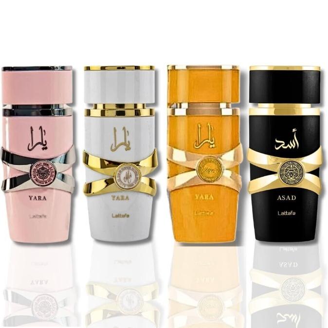 YARA | ASAD | YARA MOI | YARA TOUS - by Lattafa perfumes 3.4oz(100ml)__(pack of 4)