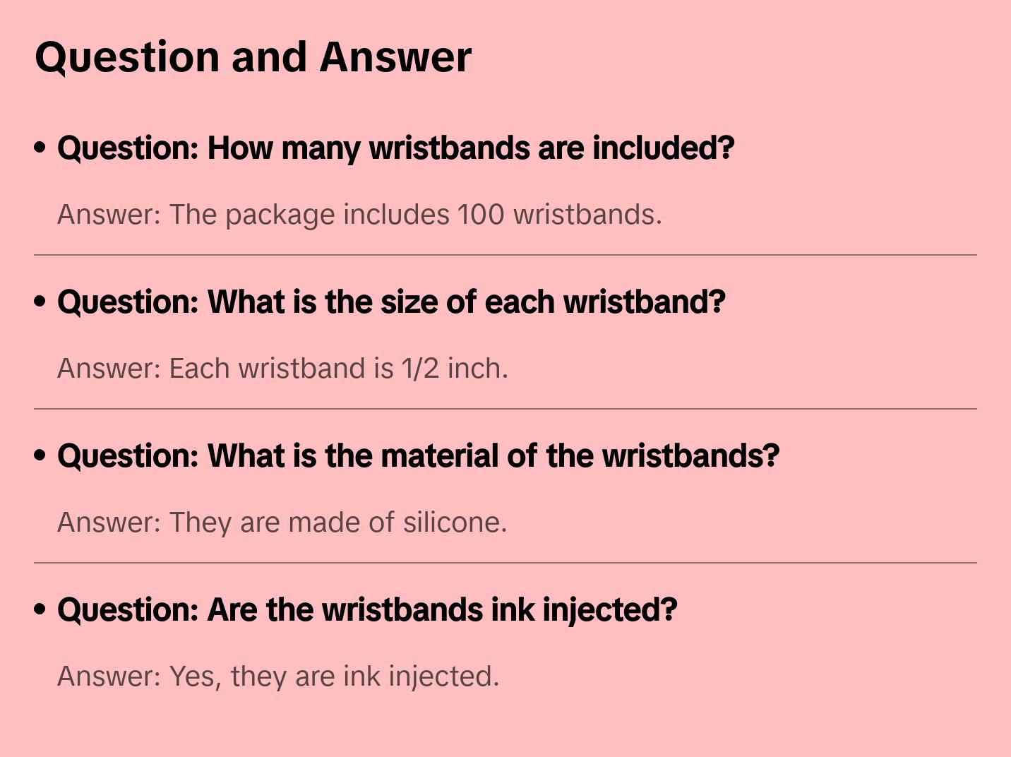 100 - TRUMP 2024 Wristbands