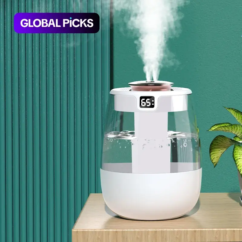 Portable Double-Spray Multifunctional Air Humidifier, USB Powered, Desk Humidifiers, Desktop Room Humidifier, for Office, for Home, Room & Office Use #GLOBAL PICKS