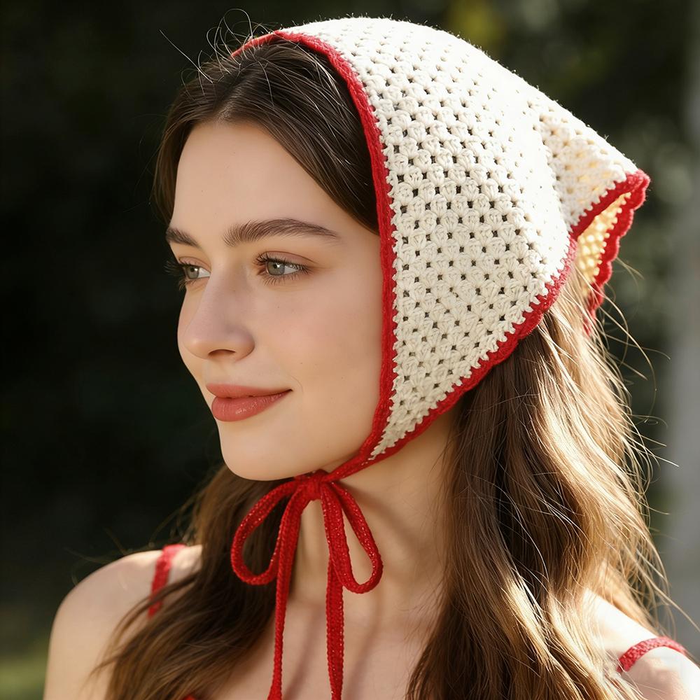 AWAYTR Crochet Bandanas Headbands Cute Butterfly Strawberry Hairbands Knitted Headscarf for Women Girls Elegant Head Scarf Head Kerchief 3Pack AWAYTR Crochet Bandanas Headbands Cute Butterfly Strawberry Hairbands Knitted Headscarf for Women Girls Elegant Head Scarf Head Kerchief 3Pack