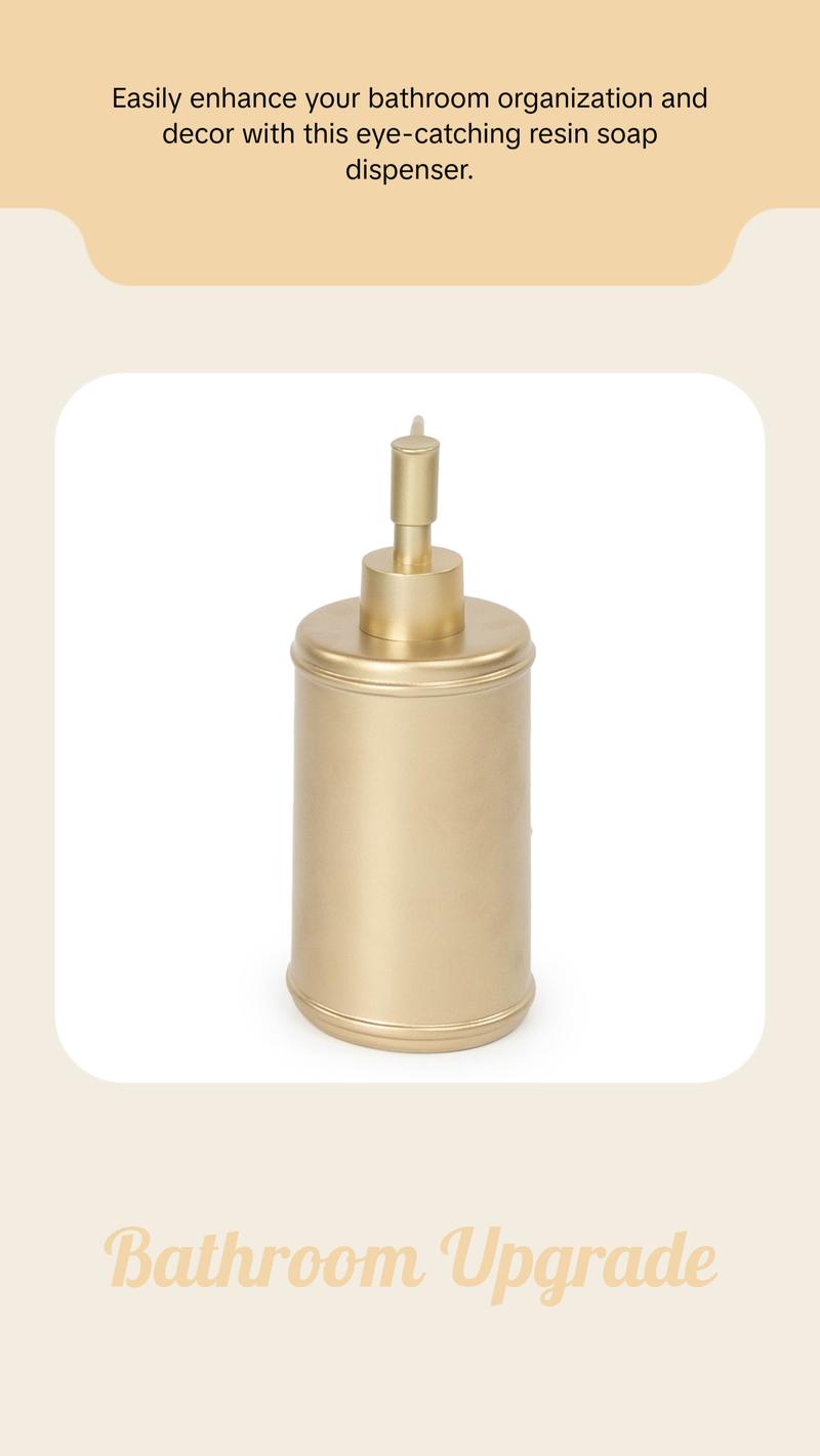 Jay Franco Harry Potter Gold Hogwarts Crest Resin Soap Dispenser Lotion Pump