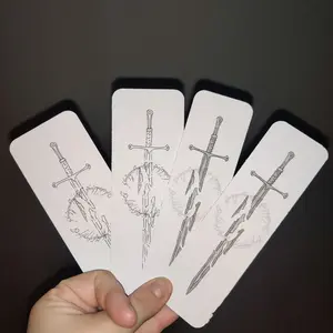 Lord of the Rings Fanart Inspired Narsil Sword Bookmark Art Unique Bookmarks for Book Lovers