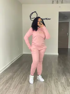 Dusty Pink Luxe Leisure Sweat Set