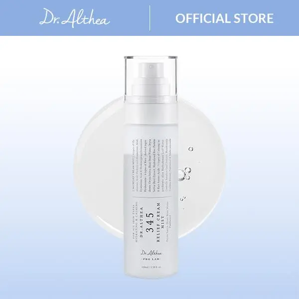 [Dr.Althea Official] 345 Relief Cream Mist, Hydrating Facial Mist with Rice Extract, Soothing Care for Sensitive Skin, Vegan Korean Skincare