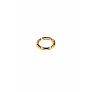 The Hoop Ring - Simple Design, Gold Finish, Ideal for Everyday Wear