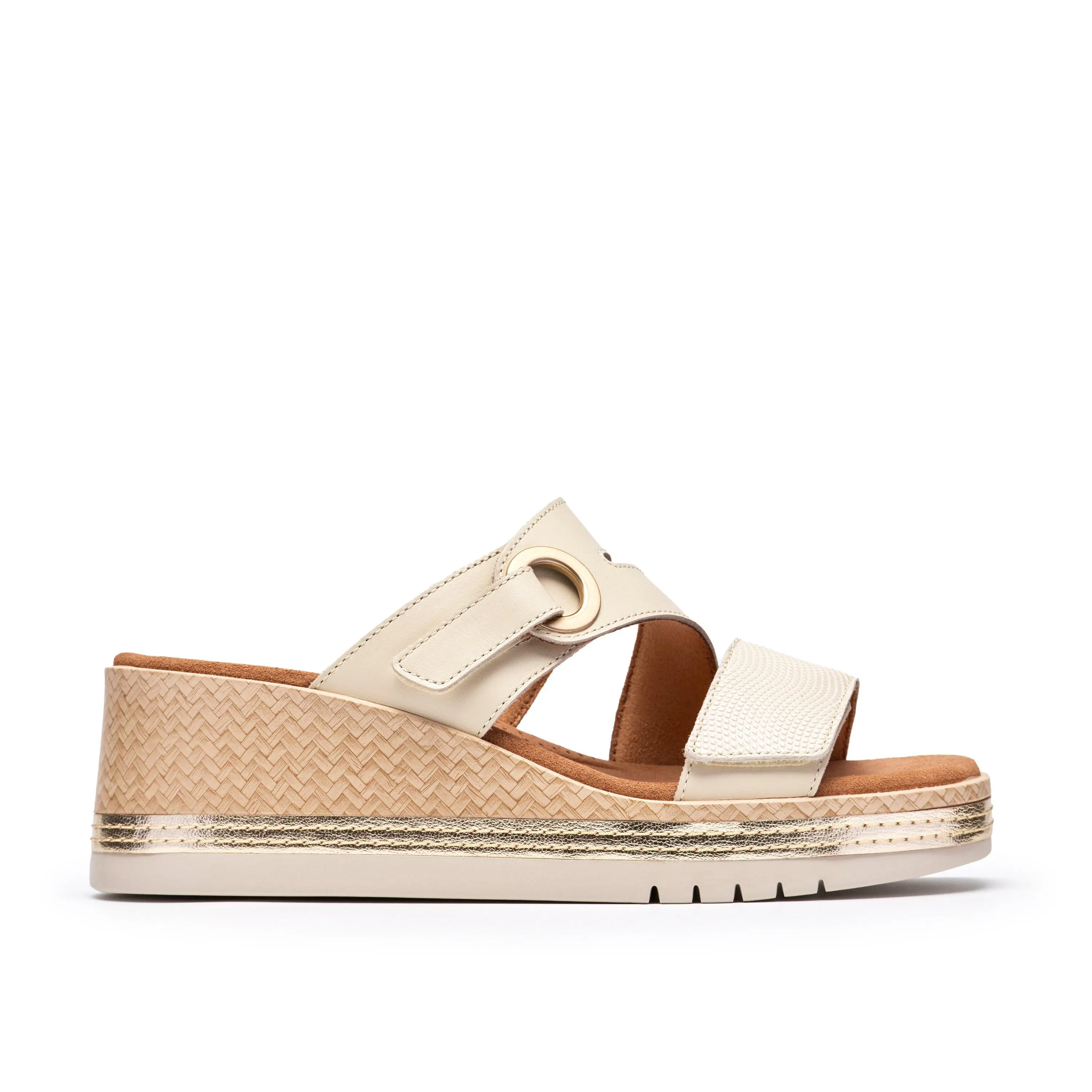 Clarks Womens Kidiki Cove Wedge Sandals