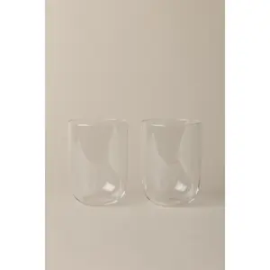 STACKABLE COOLER GLASSES, SET OF 2